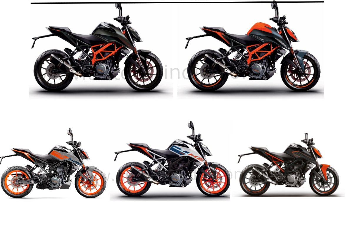 Ktm duke top 390 all colours